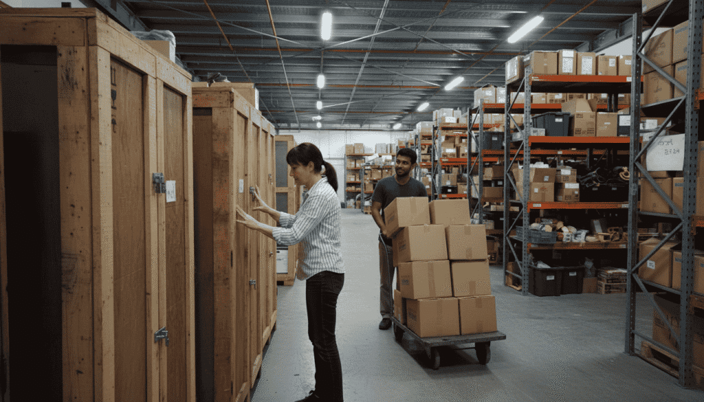 how to organize and label boxes efficiently